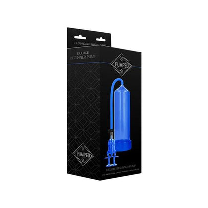 Pumped Deluxe Beginner Pump - Blue: The Ultimate Male Enhancement Device for Explosive Growth and Pleasure - Adult Naughty Store