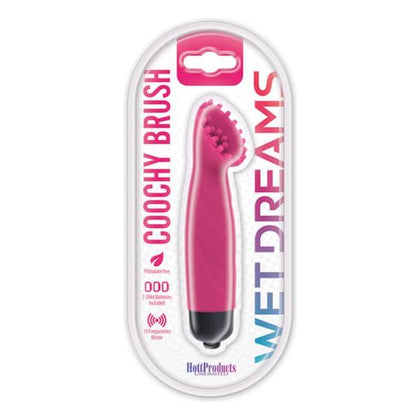 Wet Dreams Coochy Brush 10 Function Magenta - Powerful Stimulation for Intimate Pleasure - Adult Naughty Store