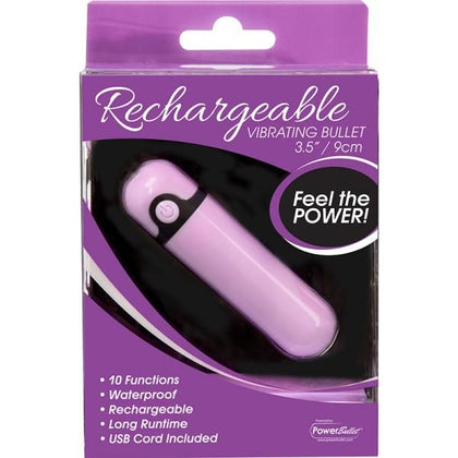 Simple And True Rechargeable Bullet Purple - Powerful Waterproof Vibrating Bullet for Intense Pleasure - Adult Naughty Store