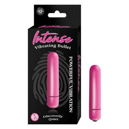 Nasstoys Intense Vibrating Bullet Pink - Model NVB-001 - Powerful Waterproof Bullet Vibrator for Intense Pleasure - Adult Naughty Store