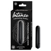 Introducing the SensaPleasure Intense Vibrating Bullet Black - Model SVB-001B - Unisex - Stimulates All Your Sensitive Areas - Sleek and Discreet