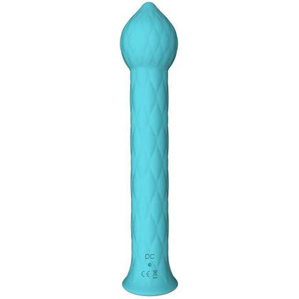 FemmeFunn Diamond Wand Vibrator - Turquoise Blue, Powerful 21 Settings for Women's Intense Pleasure