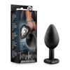 Temptasia Bling Plug Small Black: Elegant Silicone Butt Plug - Model TSBP-101 - Unisex Pleasure Toy for Anal Stimulation - Adult Naughty Store