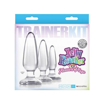 Jelly Rancher Clear Anal Trainer Kit - Model XYZ123 - Unisex - Expand Your Pleasure Horizons