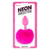 Tailed Neon Bunny Tail Pink Silicone Butt Plug - Model NBTP-001 - Unisex Anal Pleasure Toy - Adult Naughty Store