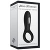 Zero Tolerance Rechargeable Torpedo Black Silicone Cock Ring with Clitoral Stimulation - Model RTB-001 - For Men - Intense Pleasure and Enhanced Performance - Adult Naughty Store