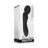 Evolved Wanderlust Black Dual-Ended Silicone Wand Massager and Vibe - Model X1 - Unisex - Full-Body Pleasure - Black - Adult Naughty Store