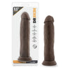 Dr. Skin - 9.5 Inch Realistic Chocolate Dildo for Sensual Pleasure - Model DS-9501 - Unisex - Anal and Vaginal Stimulation - Dark Brown - Adult Naughty Store