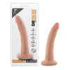 Dr. Skin - 7 Inch Cock With Suction Cup - Vanilla: Realistic Dildo for Strap-On Play, Model DS-7V, Unisex Pleasure, Vanilla - Adult Naughty Store