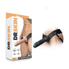 Dr. Skin - 7 Inch Hollow Strap On Dildo - Model DS-7H - Unisex - For Strap-On Play - Black - Adult Naughty Store