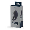 VEDOS Roq Rechargeable Vibrating Cock Ring - Just Black - Adult Naughty Store