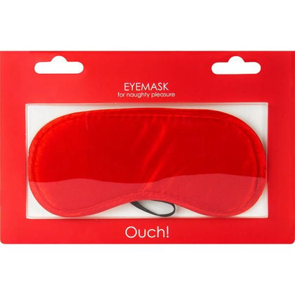 Introducing the SensationSoft™ Red Velvet Eyemask - The Ultimate Pleasure Enhancer for Couples - Adult Naughty Store