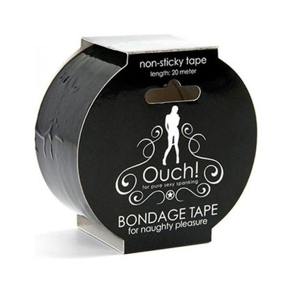 OUCH! Bondage Tape - Black: The Ultimate Sensual Pleasure Enhancer for Adventurous Adults - Adult Naughty Store