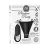 Sensuelle Remote Control 15 Function Bullet Vibrating Pleasure Panty - Model: Black, For Women, Clitoral Stimulation