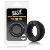 Rock Solid Silaflex Fat Tire Black Cock Ring for Male Stamina and Performance - Adult Naughty Store