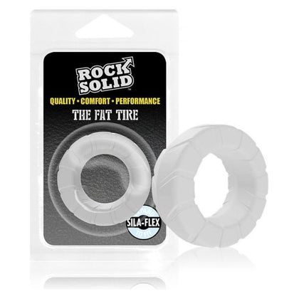 Rock Solid Silaflex Fat Tire Translucent Cockring - Boost Your Performance and Confidence - Adult Naughty Store