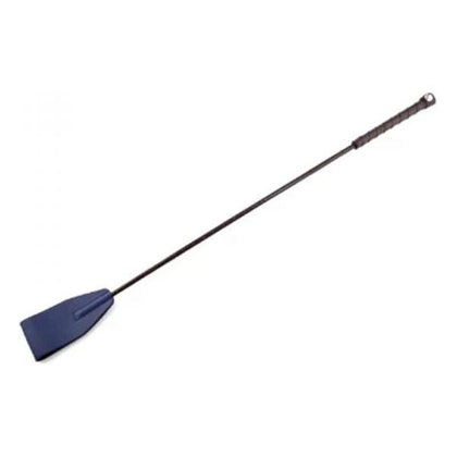 Introducing the Luxe Leather Rouge Riding Crop Blue - The Ultimate Pleasure Accessory for Discerning Riders!
