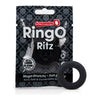 Screaming O Ringo Ritz - Black Mega-Stretch Liquid Silicone Comfort Ring for Enhanced Pleasure - Model: RZ-BLK - Adult Naughty Store