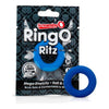 Screaming O Ringo Ritz - Blue Mega-Stretchy Liquid Silicone Cock Ring for Enhanced Pleasure - Adult Naughty Store