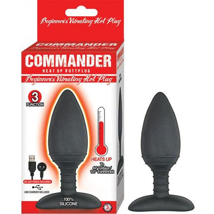 Beginner Vibrating Hot Plug - Model BVHP-001 - Unisex - Anal Pleasure - Black - Adult Naughty Store