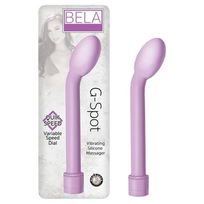 Bela G-spot Silicone Waterproof Lavender Vibrating Massager - Model BG-2001 - Female G-spot Stimulation - Lavender - Adult Naughty Store