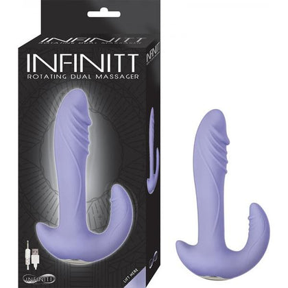 Infinitt Rotating Dual Massager - Purple: The Ultimate Pleasure Experience for All Genders