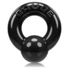 Oxballs Gauge Cockring Black: SuperFLEXtpr Body Jewelry for Enhanced Pleasure - Model GCR-001, Men's Cock Ring for Intensified Sensations - Black - Adult Naughty Store