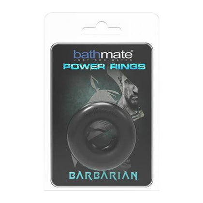 Bathmate Power Rings - Barbarian: The Ultimate Elastomex Blend Cock Ring for Intense Pleasure - Model BR-500 - For Men - Enhance Performance and Increase Sensation - Black