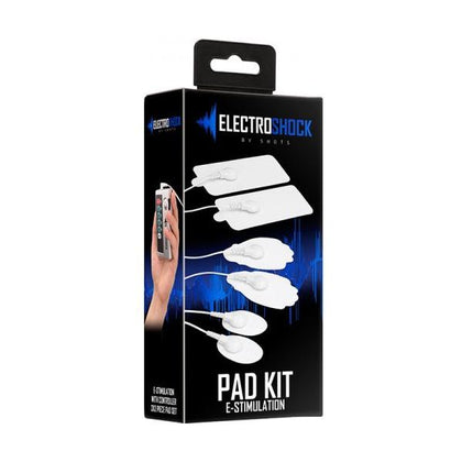 Introducing the Electra Pleasure Pro Electro Shock Pad Kit - White