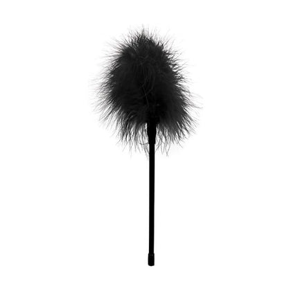 Shots Toys OUCH Classic Feather Tickler - Sensual Pleasure Toy, Model FT-11, Unisex, Full Body Sensation, Black - Adult Naughty Store