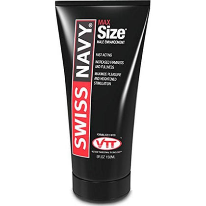 MaxSize Cream - Warming Sensation, Increased Firmness, and Intense Gratification - Black Tube