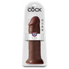 King Cock 12in Realistic Brown Dildo - Model X69 - Ultimate Pleasure for All Genders and Mind-Blowing Intimate Stimulation - Adult Naughty Store