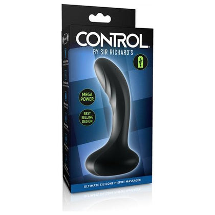 Control by Sir Richard's Ultimate Silicone P-Spot Massager - Model RS-UPSM1 - Male Prostate Pleasure - Black