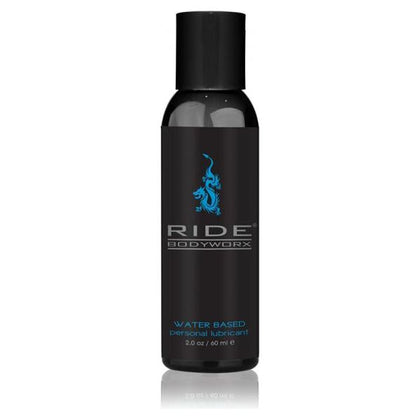 Ride Bodyworx Water Based 2 Oz Lubricant - Hypoallergenic Vegan-Friendly Non-Staining Seaweed Extract Blend - Unflavored Unscented - For Intimate Pleasure - Clear - Adult Naughty Store