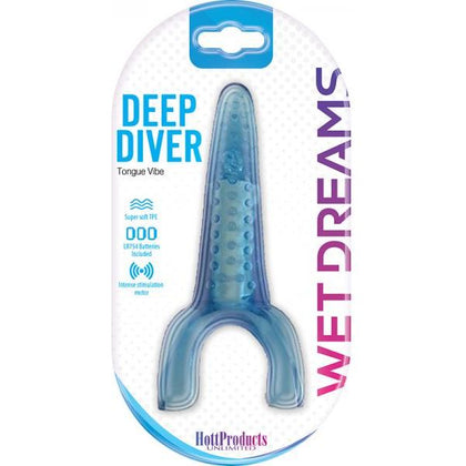 Introducing the Tongue Star Deep Diver Vibrating Tongue With Motor Blue - The Ultimate Pleasure Experience