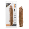 Dr. Skin - Cock Vibe 10 - Realistic Vibrating Dildo - Mocha - Pleasure for All Genders - Adult Naughty Store