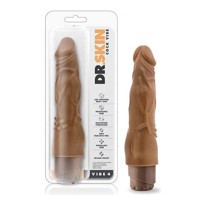 Dr. Skin - Cock Vibe - Vibe 4 - Mocha - Adult Naughty Store