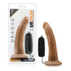 Dr. Skin - Dr. Dave 7in Vibrating Cock with Suction Cup - Mocha - Ultimate Pleasure for Men - Realistic and Powerful - Adult Naughty Store