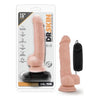 Dr Skin by Blush Novelties - Dr Tim 7.5in Vibrating Realistic Dong with Suction Cup - Male Pleasure - Vanilla - Adult Naughty Store