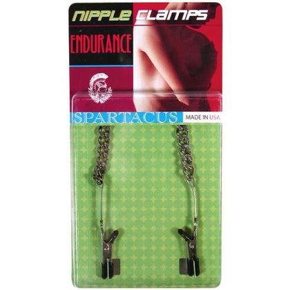 Spartacus Mini-Lite Nipple Clamps - Petite Nipple Clamps for Intense Pleasure - Model SLNC-40 - Unisex - Delicate Pink - Adult Naughty Store