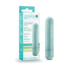 Gaia Eco Bullet Vibrator Aqua Blue - Biodegradable Starch-Based Pleasure for All Genders - Adult Naughty Store