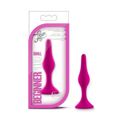 Luxe - Beginner Plug Small - Model LPB-001 - Unisex Anal Pleasure - Pink - Adult Naughty Store