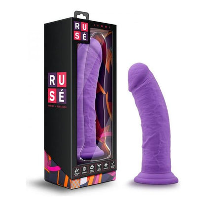 Ruse Jammy 8 Inch Silicone Dildo - Model JMD-8 - G-Spot/Prostate Stimulation - Purple