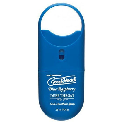 GoodHead Deep Throat Spray To Go - Blue Raspberry Flavor (0.33oz) - Adult Naughty Store