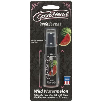 Doc Johnson GoodHead Tingle Spray - Wild Watermelon Flavored Oral Pleasure Enhancer for All Genders - 1 Fl. Oz