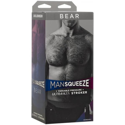 Doc Johnson Man Squeeze Bear Ass Francois Sagat Beige Stroker - Intense Pleasure for Men's Anal Play - Adult Naughty Store