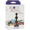 Booty Bling Beads Purple - Premium Silicone Anal Beads for Extended Pleasure - Model BB-375 - Unisex - Intense Backdoor Stimulation - Shimmering Purple Gem - Adult Naughty Store