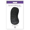 Sincerely Lace Blindfold Black O-S: Seductive Lace Blindfold for Enhanced Sensations, Model O-S, Unisex, Perfect for Sensory Deprivation and Intimate Play, Elegant Black