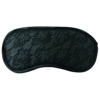 Sincerely Lace Blindfold Black O-S: Seductive Lace Blindfold for Enhanced Sensations, Model O-S, Unisex, Perfect for Sensory Deprivation and Intimate Play, Elegant Black