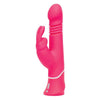 Happy Rabbit Thrusting Realistic Pink Vibrator - Model HRTRP-001: For Mind-Blowing Blended Bliss in a Discreet Package - Adult Naughty Store